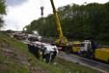 VU Gefahrgut LKW umgestuerzt A 4 Rich Koeln Hoehe AS Gummersbach P308